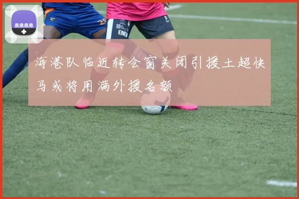 海港队临近转会窗关闭引援土超快马或将用满外援名额